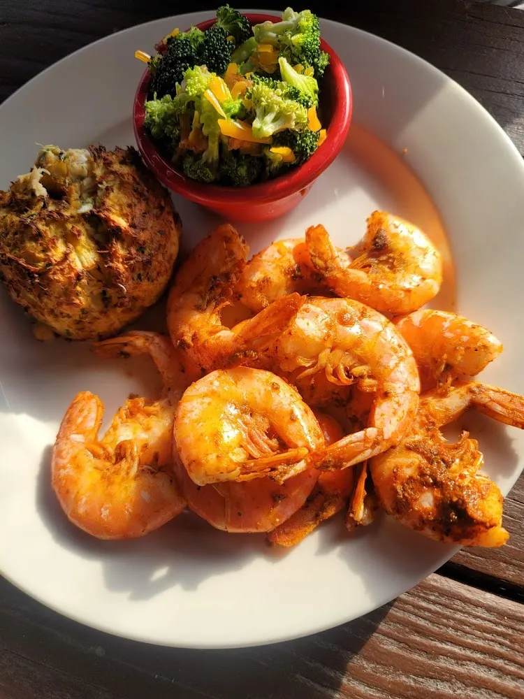Steamed Shrimp with Broccoli